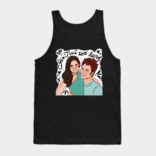 Twihard Fan T shirt Bella and Edward Tank Top